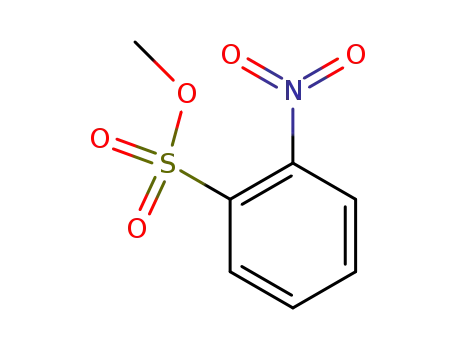 Molecular Structure of 30384-53-3 (methyl 2-nitrobenzenesulfonate)