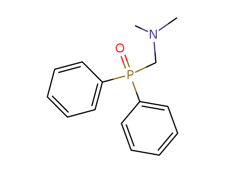 Molecular Structure of 13119-20-5 (Methanamine, 1-(diphenylphosphinyl)-N,N-dimethyl-)