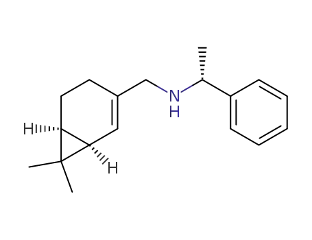 (R)-N-(((1R,6S)-7,7-dimethylbicyclo[4.1.0]hept-2-en-3-yl)methyl)-1-phenylethanamine