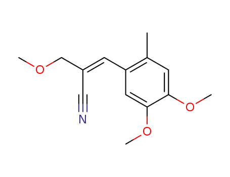 4,5-dimethoxy-2-methyl-2'-(methoxymethyl)cinnamonitrile