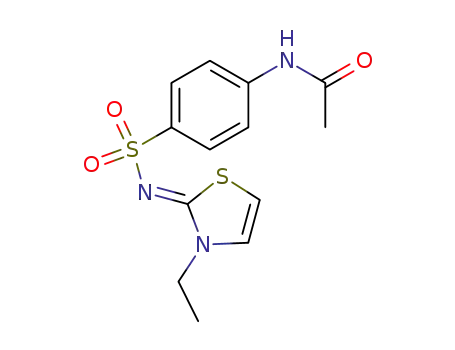 N-acetyl-sulfanilic acid-(3-ethyl-3H-thiazol-2-ylidenamide)