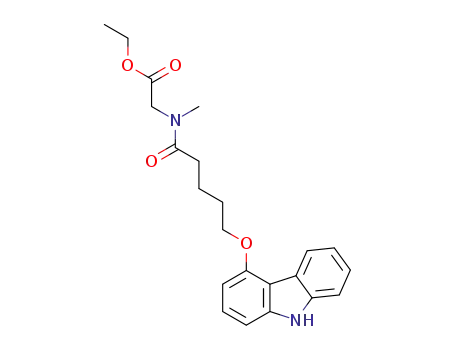 ethyl2-(5-((9H-carbazol-4yl)oxy)-N-methylpentanamido)acetate