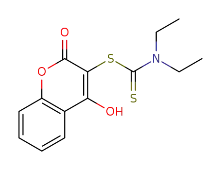 3-diethylaminothiocarbonylthio-4-hydroxycoumarin