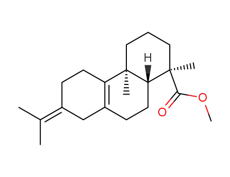 Molecular Structure of 19402-34-7 (Abieta-8,13(15)-diene-18-oic acid methyl ester)