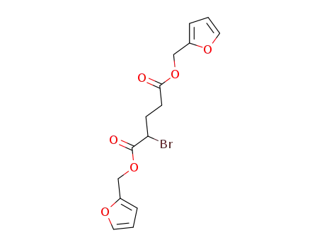 bis(furan-2-ylmethyl) 2-bromopentanedioate