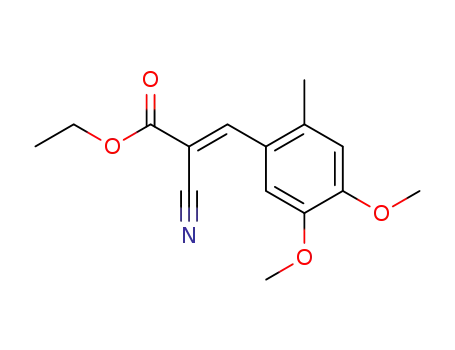 2-cyano-3t-(4,5-dimethoxy-2-methyl-phenyl)-acrylic acid ethyl ester