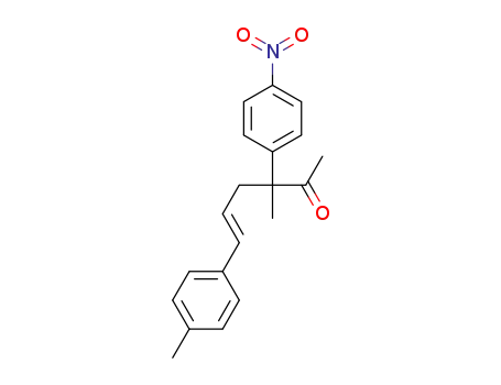 (E)-3-methyl-3-(4-nitrophenyl)-6-(p-tolyl)hex-5-en-2-one