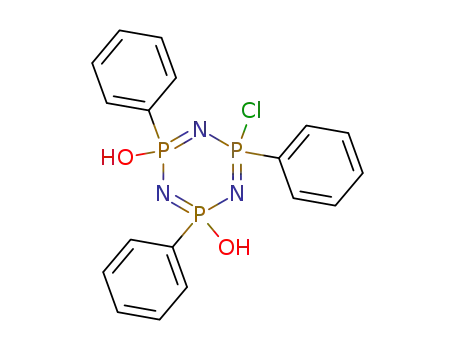 6-chloro-2,4,6-triphenyl-2λ5,4λ5,6λ5-cyclotriphosphazene-2,4-diol