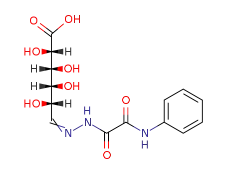 6-(anilinooxalyl-hydrazono)-6-deoxy-L-galactonic acid