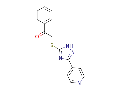 1-phenyl-2-((3-(pyridin-4-yl)-1,2,4-triazol-5-yl)thio)ethanone