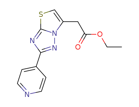 ethyl 2-(2-(pyridin-4-yl)thiazolo[3,2-b][1,2,4]triazol-6-yl)acetate