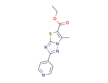 ethyl 6-methyl-2-(pyridin-4-yl)thiazolo[3,2-b][1,2,4]triazole-5-carboxylate