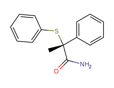(R)-2-phenyl-2-phenylsulfanyl-propionic acid amide