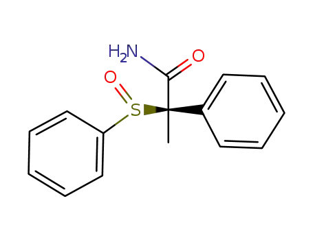 (R)-2-((Ξ)-benzenesulfinyl)-2-phenyl-propionic acid amide