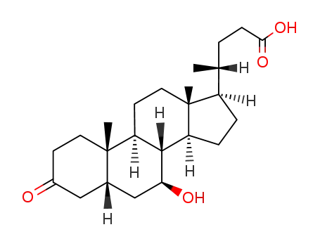 3-keto-7β-hydroxy-5β-cholan-24-oic acid