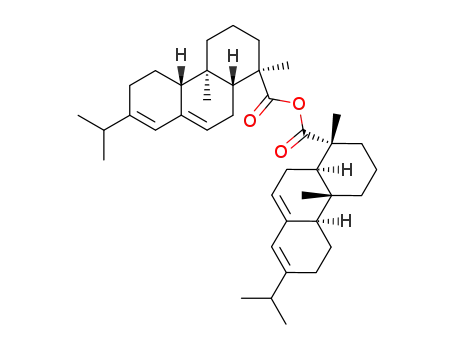 Molecular Structure of 19897-44-0 (1-Phenanthrenecarboxylicacid, 1,2,3,4,4a,4b,5,6,10,10a-decahydro-1,4a-dimethyl-7-(1-methylethyl)-,anhydride with 1,2,3,4,4a,4b,5,6,10,10a-decahydro-1,4a-dimethyl-7-(1-methylethyl)-1-phenanthrenecarboxylicacid, (1R,4aR,4bR,10aR)-)