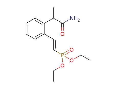 (E)-diethyl 2-(1-amino-1-oxopropan-2-yl)styrylphosphonate