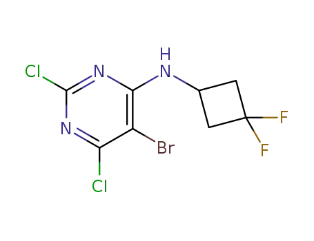 5-bromo-2,6-dichloro-N-(3,3-difluorocyclobutyl)pyrimidin-4-amine