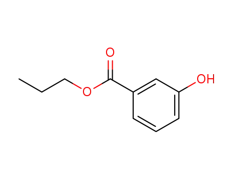Molecular Structure of 38567-05-4 (PROPYL-3-HYDROXYBENZOATE)