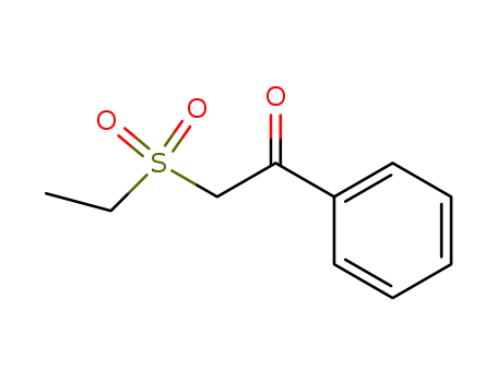 Molecular Structure of 77970-53-7 (Ethanone, 2-(ethylsulfonyl)-1-phenyl-)