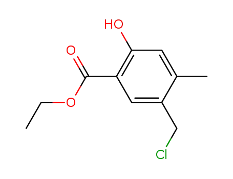5-chloromethyl-2-hydroxy-4-methyl-benzoic acid ethyl ester