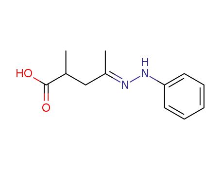 2-methyl-4-phenylhydrazono-valeric acid