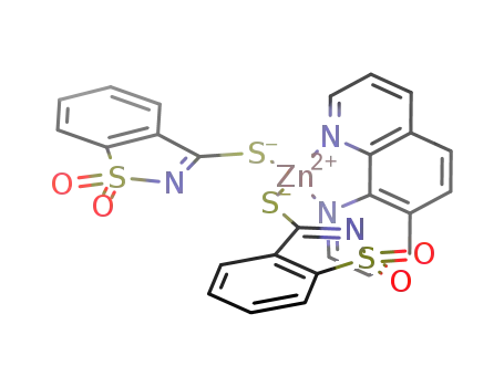 [Zn(1,1-dioxo-1,2-benzisothiazole-3-thiolato)2(o-phenantroline)]