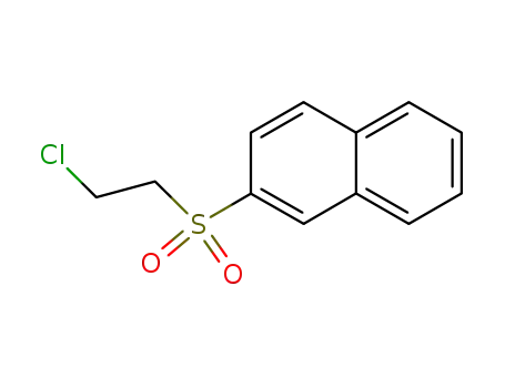Molecular Structure of 90395-98-5 (2-[(2-chloroethyl)sulfonyl]naphthalene)