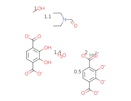 [Mn2(μ4-H2-2,3-dioxido-1,4-benzenedicarboxylate)(μ6-2,3-dioxido-1,4-benzenedicarboxylate)0.5(MeOH)(N,N-diethylformamide)]·0.1MeOH·0.1(N,N-diethylformamide)·1.4H2O