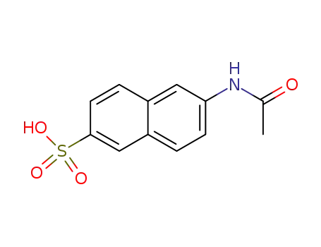 Molecular Structure of 68189-32-2 (6-acetamidonaphthalene-2-sulphonic acid)