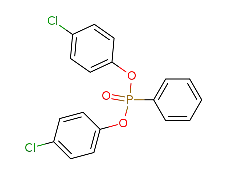 Molecular Structure of 20858-29-1 (Phosphonic acid, phenyl-, bis(4-chlorophenyl) ester)