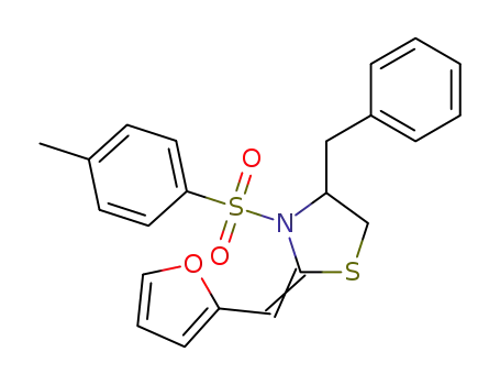 4-benzyl-2-[furan-2-ylmethylene]-3-tosylthiazolidine