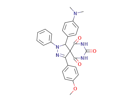 4-[4-(dimethylamino)phenyl]-1-(4-methoxyphenyl)-3-phenyl-2,3,7,9-tetraazaspiro[4,5]dec-1-ene-6,8,10-trione