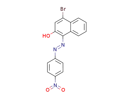 4-bromo-1-(4-nitro-phenylazo)-[2]naphthol