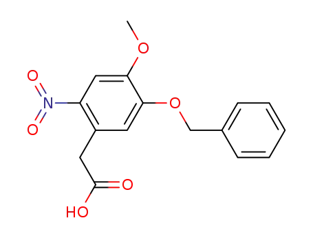 5-benzyloxy-4-methoxy-2-nitrophenylacetic acid