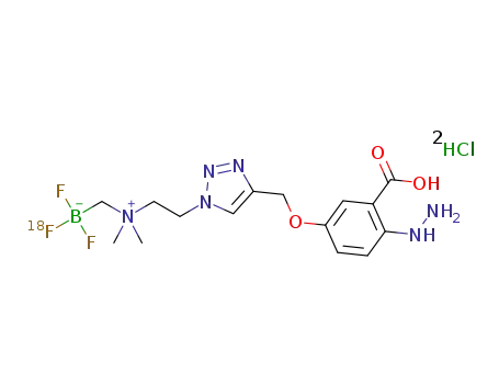 C15H22BF2(18)FN6O3*2ClH