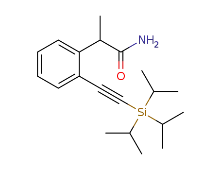 2-(2-((triisopropylsilyl)ethynyl)phenyl)propanamide