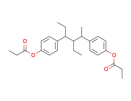 3-ethyl-2,4-bis-(4-propionyloxy-phenyl)-hexane