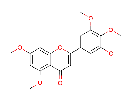 Molecular Structure of 53350-26-8 (3',4',5',5,7-PENTAMETHOXYFLAVONE)