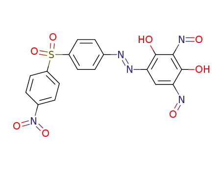 4-[4-(4-nitro-benzenesulfonyl)-phenylazo]-2,6-dinitroso-resorcinol