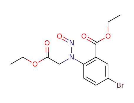 2-(ethoxycarbonylmethyl-nitroso-amino)-5-bromo-benzoic acid ethyl ester