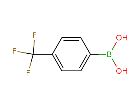 Molecular Structure of 128796-39-4 (4-Trifluoromethylphenylboronic acid)