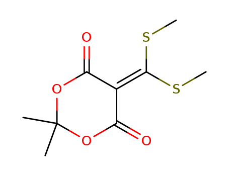 1,3-Dioxane-4,6-dione,5-[bis(methylthio)methylene]-2,2-dimethyl-