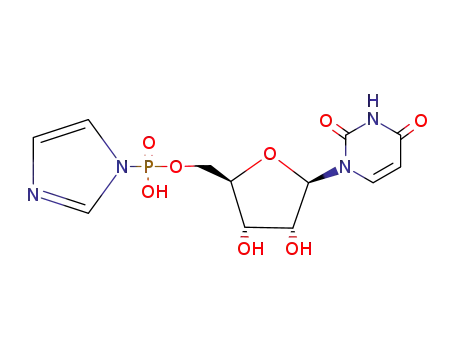 Molecular Structure of 56428-57-0 (uridine 5'-(phosphoimidazolate))