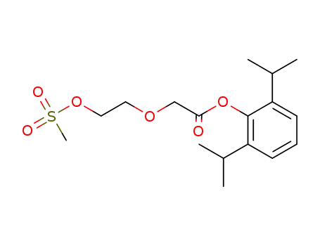 propofol (2-methanesulfonate ethoxy)acetate