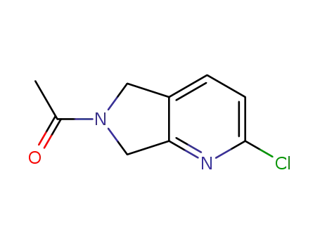 1-(2-chloro-5,7-dihydro-6H-pyrrolo[3,4-b]pyridin-6-yl)ethan-1-one