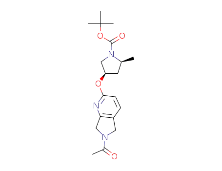 tert-butyl (2S,4R)-4-((6-acetyl-6,7-dihydro-5H-pyrrolo[3,4-b]pyridin-2-yl)oxy)-2-methylpyrrolidine-1-carboxylate