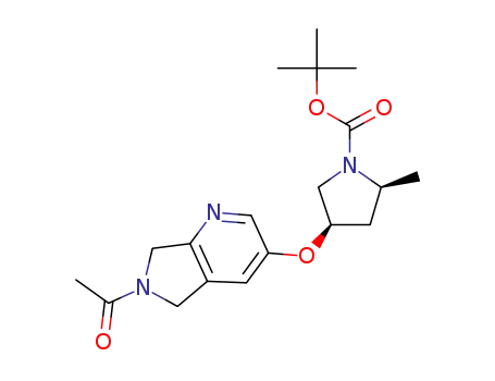 tert-butyl (2S,4R)-4-[(6-acetyl-5,7-dihydropyrrolo[3,4-b]pyridin-3-yl)oxy]-2-methylpyrrolidine-1-carboxylate