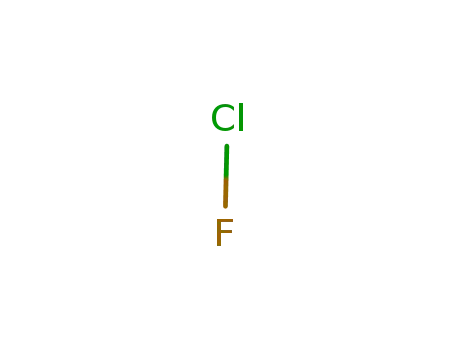 Molecular Structure of 7790-89-8 (CHLORINE MONOFLUORIDE)