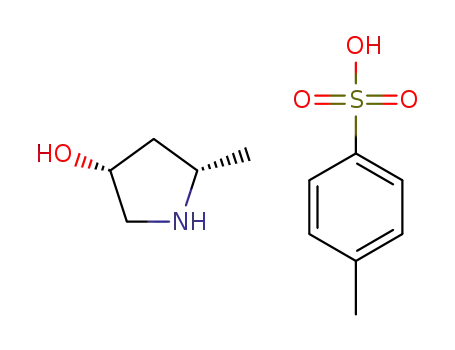 (3R,5S)-5-methylpyrrolidin-3-ol 4-methylbenzenesulfonate